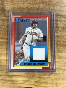 2025 Topps Update Relic Drake Baldwin RC Atlanta Braves ROOKIE OF THE YEAR - Picture 1 of 2