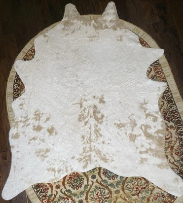 Cowhide rug Faux By world market - Image 1 of 4