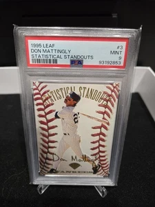 1995 Leaf Statistical Standouts Don Mattingly - PSA 9 - Picture 1 of 1