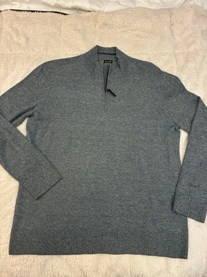 Smartwool Men’s XL 1/2 Zip Sweater Blue Merino Wool Blend Pullover SW002845 - Image 1 of 4