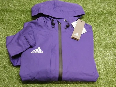 ADIDAS Mens GameMode Rain Jacket DZ9857 Purple Large New - Image 1 of 2