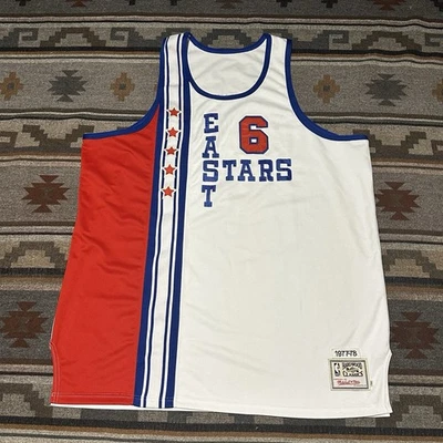 Camiseta Julius Erving Mitchell And Ness 1977-78 NBA East All Stars tamanho 56 A2 - Imagem 1 de 4