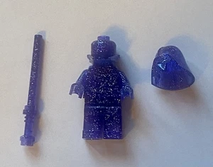 Lego StarWars Minifigure Prototype Darth Vader Transparent Glitter Purple - RARE - Picture 1 of 3