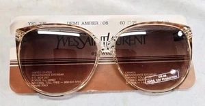 *Vintage Saint Laurent Paris YSL 196-06 140 60/15 Sunglasses Shades New - Picture 1 of 12
