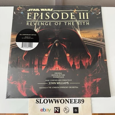 SEALED Star Wars Episode III Revenge of the Sith Black Vinyl 20th Anniversary - Image 1 of 4