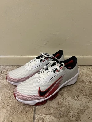 Nike Air Zoom Infinity Tour 2 Golf Blanco Rojo Universitario FD0217-101 Talla 10.5 Nuevo Foto 1 de 4
