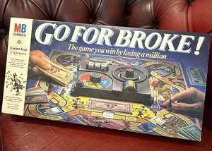 Go For Broke Board Game 1985 Vintage Excellent Condition - Picture 1 of 9