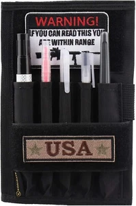 KOSIBATE Tactical Notebook Cover, Military Army Leader Book 8x5 Black - Picture 1 of 7