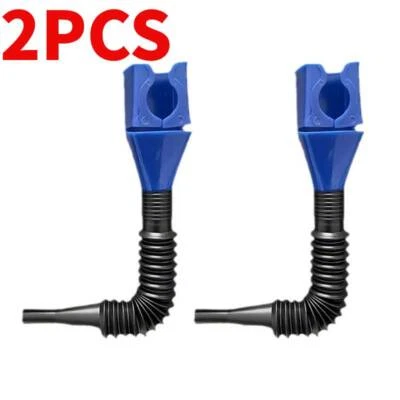 2xFlexible Draining Tool Snap Funnel, MultiPurpose Flexible Fold Oil Funnel*Tool
