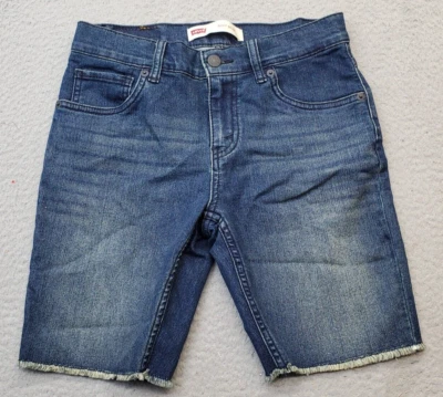 Levi's Jean Shorts Women's Size 12 Blue Denim Red Tab Mid-Rise Slim Fit Outdoor - Image 1 of 4