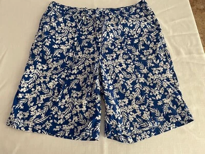Pantalones Cortos Liz Claiborne Para Mujer Talla 16 Tropical Floral Clásico Cintura Elástica Foto 1 de 4