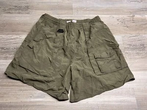 Pro Spirit Mens Nylon Hiking Shorts Mesh Lined Size Medium Green Lightweight - Picture 1 of 11