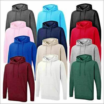 UNEEK Hombres Pullover Sudadera con Capucha Sudadera Polar Top Liso Sudadera con Capucha Jersey Foto 1 de 3