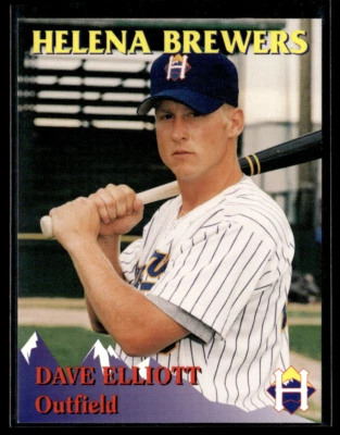 Dave Elliott 1995 Helena Brewers Team Set - Image 1 of 2