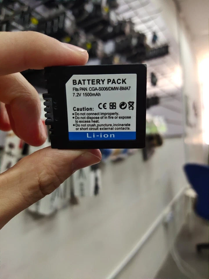 Proocam Panasonic Lumix CGR-S006E DMW-BMA7 Compatible Battery for DMC-FZ50 FZ30K - Image 1 of 4