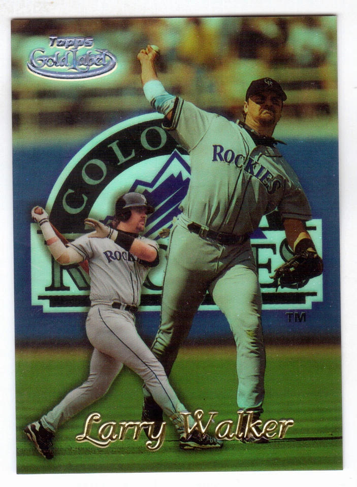 1999 TOPPS GOLD LABEL #45 LARRY WALKER BLACK LABEL CLASS 1 - Image 1 of 1