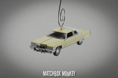 1976 Cadillac Coupe de Ville Custom Christmas Ornament 1/64th Scale Land Yacht - Image 1 of 4