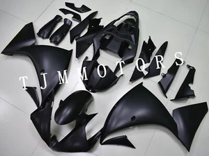 For YZF R1 2009-2011 Matte Black ABS Injection Mold Bodywork Fairing Kit Plastic - Imagen 1 de 9