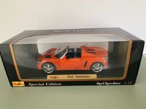 Maisto Special Edition Opel Speedster Orange 1:18 Diecast New - Picture 1 of 7