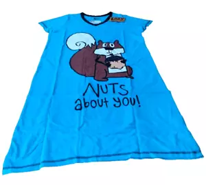 Lazyone Women Nightshirt Dress Pyjama Dress Nightwear Cotton Tops Sleepwear D103 - Picture 1 of 4