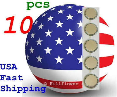 10 pcs CR1620 1620 BR1620 LM1620 Bulk 3V Lithium Battery - Image 1 of 4