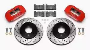Wilwood Forged DPHA Front Caliper and Rotor Kit For Acura Integra Honda Civic - Picture 1 of 3