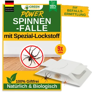Spinnenfalle – 9x Fallen - Spinnen Klebefalle, Wirksam Spinnen bekämpfen - Bild 1 von 7