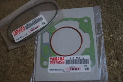 YAMAHA YZ125 86- 93 CYLINDER HEAD O RINGS AND BASE GASKET  1LX-11351-10 NOS OEM - Image 1 of 2