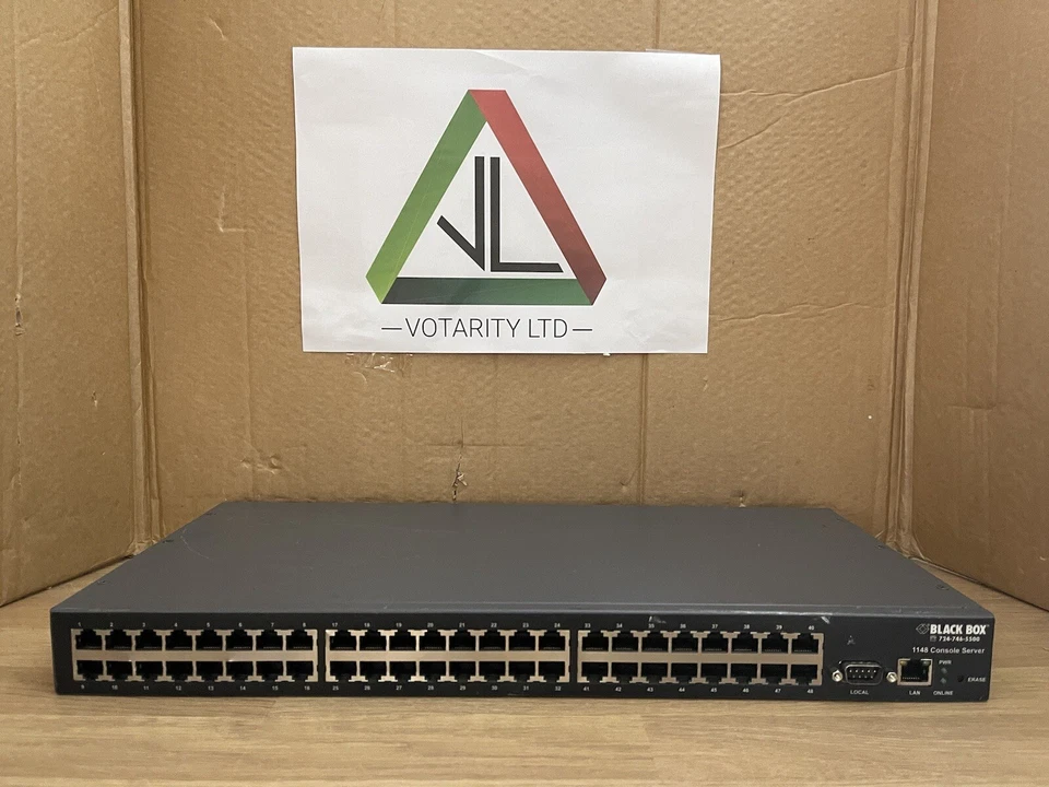 Black Box LES1148A Black Box 1148 Console Server BlackBox 48-Port Console Server - Image 1 of 4