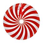 24 Inch Christmas Tree Skirt Merry Christmas Red White and 24 inches Candy-2