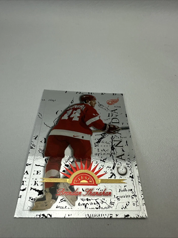 1997-98 Leaf International Universal Ice Brendan Shanahan #12 Red Wings Hockey - Image 1 of 4