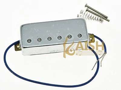 Guitarra LP Cromo Mini Pastilla Puente Humbucker Pastillas Cerámicas 6.5K para Les Paul Foto 1 de 4