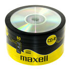 MAXELL CD-R Cased Recordable Blank CDs PC Laptop Computer 50 Pack