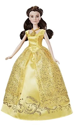 Disney Beauty & The Beast Enchanted Melodies Belle Doll - FREE EXPRESS POST - - image 1 of 4