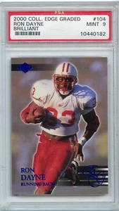 2000 Collector's Edge FB Ron Dayne New York Giants #104 ⭐️💥🎯 PSA Graded 9 - Picture 1 of 2
