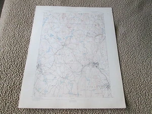 1887  FITCHBURG SHEET MAP, TOPOGRAPHICAL from ATLAS OF MASSACHUSETTS, 1890 - Picture 1 of 4