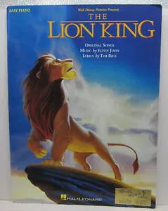 El Rey León (piano fácil) - Elton John & Tim Rice - Pubs Hal Leonard 1994 - Imagen 1 de 3