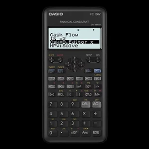 Casio Financial Calculator cash flow 4 Line Display FC-100V-2 - Picture 1 of 2