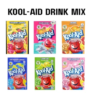 Kool Aid Artifical Flavours Unsweetened Powdered Drink Mix - USA IMPORT - Picture 1 of 7
