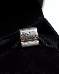 Original Pandora Charm Bead 790512 Best Friends RETIRED RAR TOPZUSTAND - Bild 1 von 1