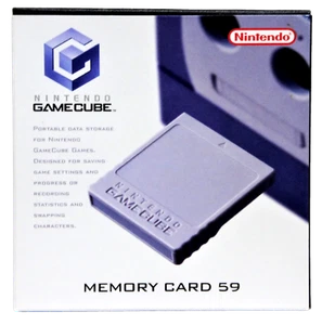 Genuine Memory Card For Nintendo GameCube 59 Blocks Official Boxed Aus/NZ - Picture 1 of 4