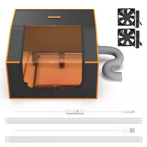 Mecpow FC2 Laser-Gravur-Gehäuse 950×930×460mm mit Lüfter-Schwarz - Bild 1 von 17