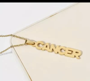 Constellation Necklace 18k Gold Plated Cancer - Picture 1 of 4
