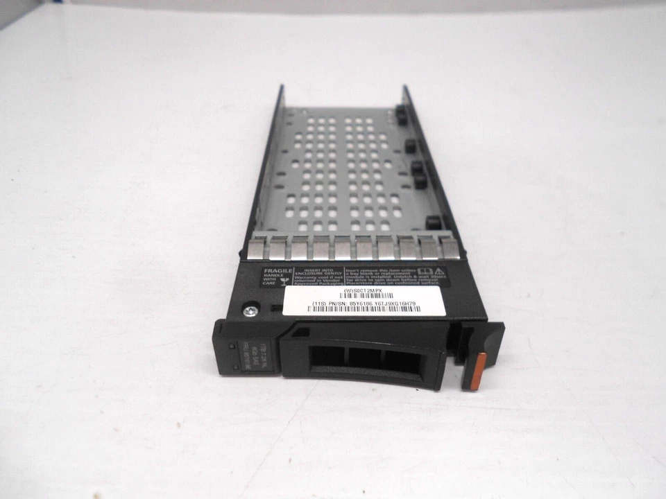 IBM V7000 2.5" Hard drive Tray Caddy 85Y5864 85Y5869 85Y5895 85Y5897 0951633-06 - Image 1 of 1