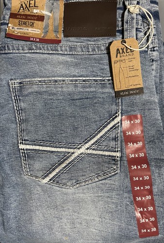 ETHANOL Men's Slim Stretch Motion Denim Jeans - Tobacco Color 34x30 - View #11