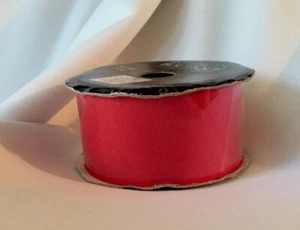 Red Grosgrain Ribbon 2 in W x 3 yds Crafts - Picture 1 of 2