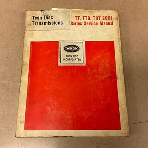 TWIN DISC Allison Transmissions TT TTB TRT 2001 SERIES SERVICE SHOP MANUAL GUIDE - Picture 1 of 6