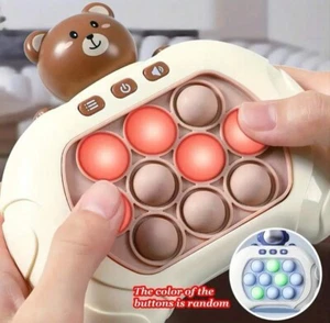 Light Up Quick Push Pop It Game Fidget Toys for Kids Handheld Puzzle Memory Game - Picture 1 of 5