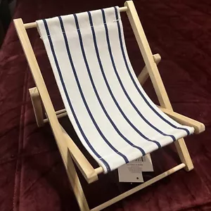 Sedia da spiaggia sedia nautica decorativa da tavolo nuova con etichette - Foto 1 di 9