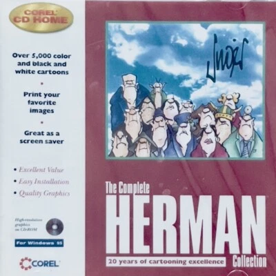 New The Complete Herman Collection PC 5000 Color & Black & White Cartooning  - Image 1 of 3